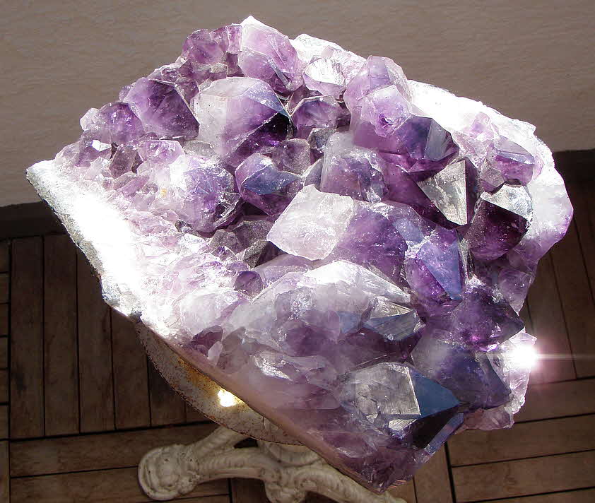 Amethyst - Bergkristall - 30 x 21 x 12 cm - 7 kg  - 89 € mtl./K 750 €