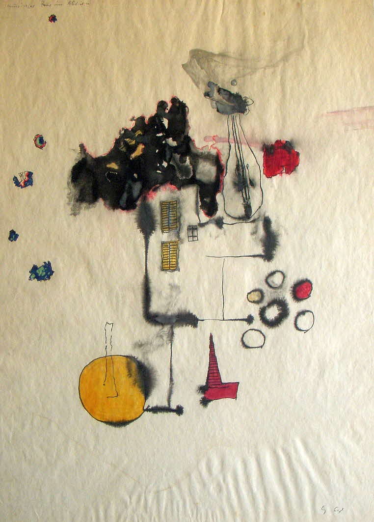 Herbert Kindermann - Aquarell01 - 60 x 50 cm -1962 - 59 € mtl./K 650 €