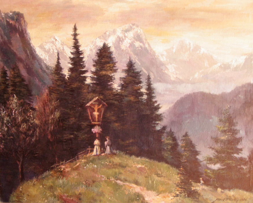 Albert Fessler (1908 - 1978) -  Bayern - Alpenvorland 1946 - 80 x 100 cm - 99 € mtl./K 2450 €