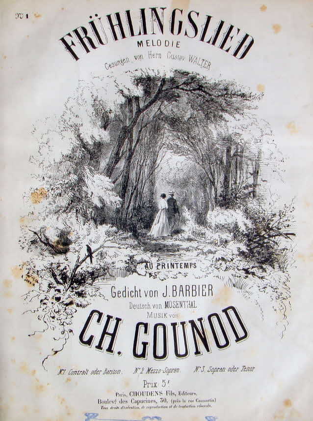 Charles Fran�ois Gounod (* 17. Juni 1818 in Paris; � 18. Oktober 1893 in Saint-Cloud) war ein franz�sischer Komponist  - 39 € mtl./K 350 €