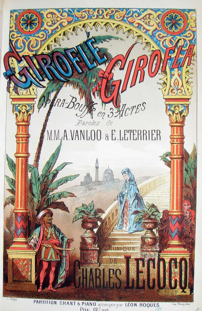 Alexandre Charles Lecocq (* 3. Juni 1832 in Paris; � 24. Oktober 1918 ebenda) war ein franz�sischer Operettenkomponist.

Girofl�-Girofla, Erstauff�hrung Br�ssel 1874 - 39 € mtl./K 350 €