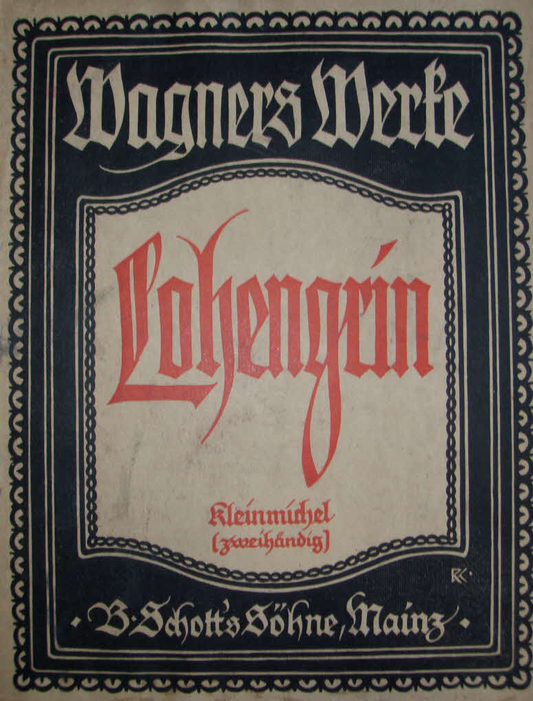 Richard Wagner (1813-1883)  Lohengrin   Libretto November 1845   Musik August 1847   Erstauff�hrung 28.August 1850 Weimar - 39 € mtl./K 350 €
