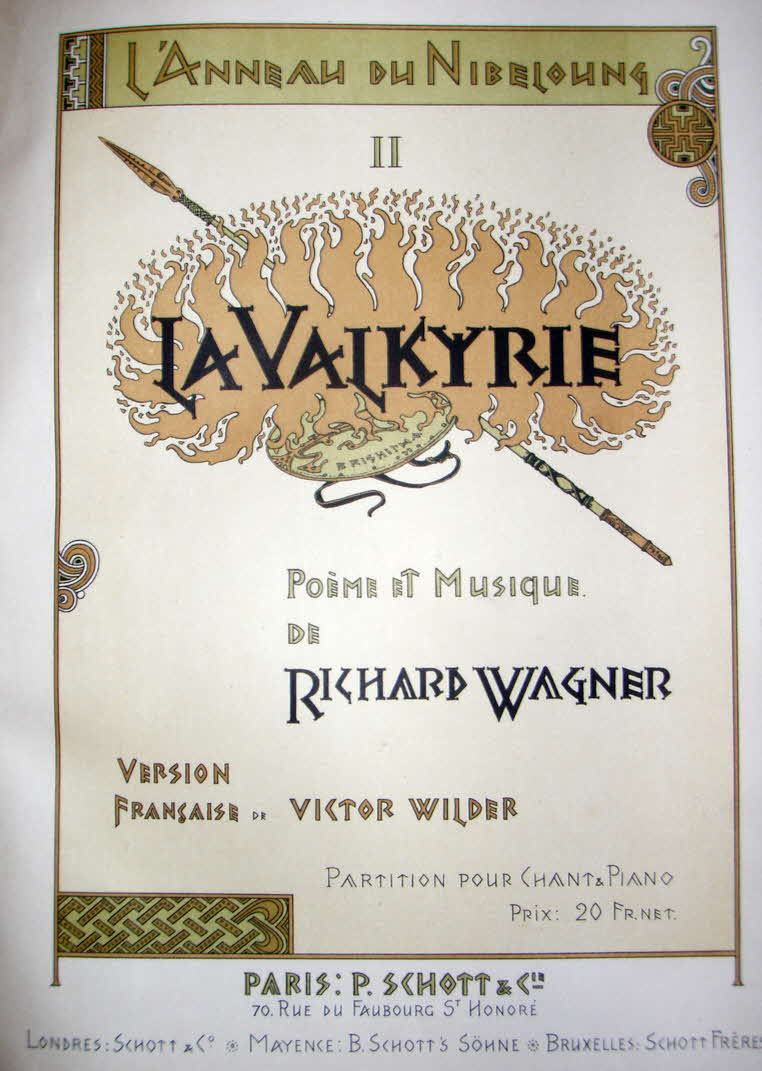 Richard Wagner (1813-1883)  Die Walk�re   Libretto Juli 1852   Musik M�rz 1856	  Erstauff�hrung 26.Juni 1870 M�nchen - 39 € mtl./K 350 €
