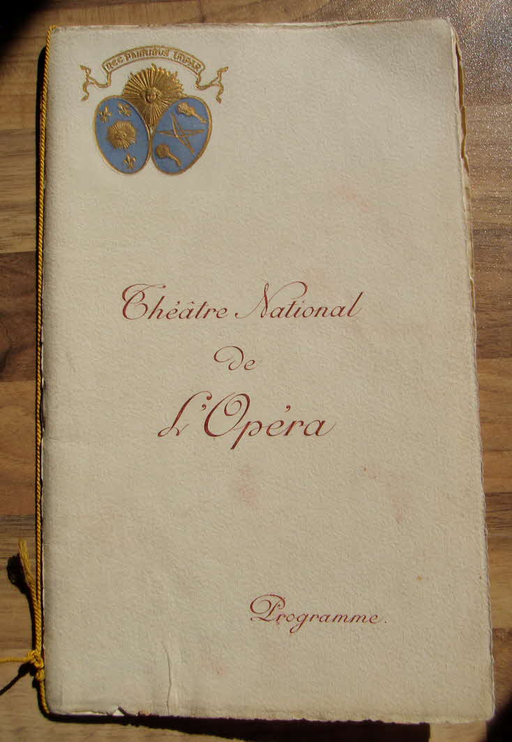LOHENGRIN - Opera de Paris - 3 Februar 1910