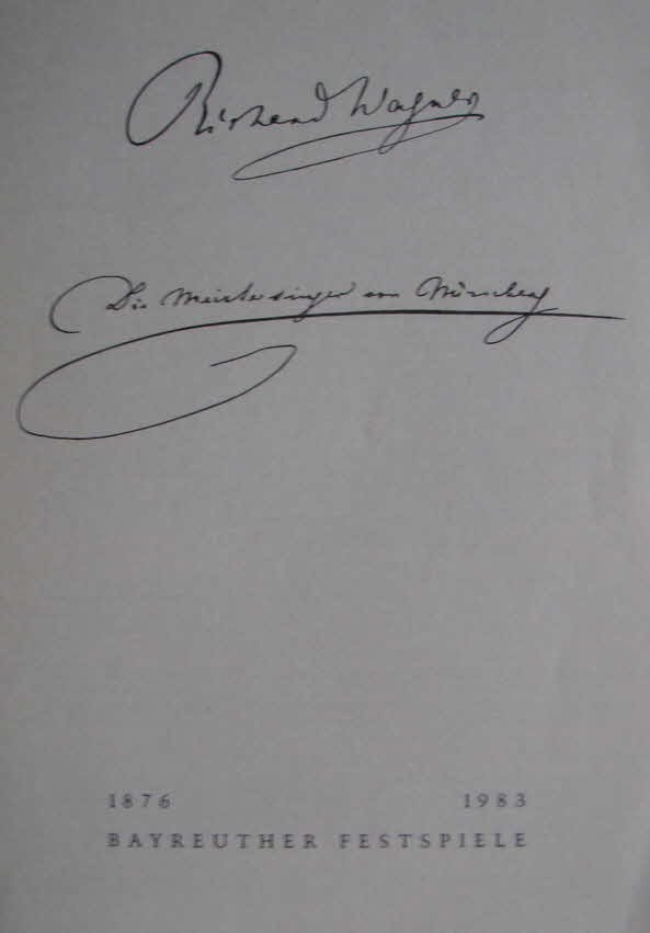 Bayreuther Festspiele 1983