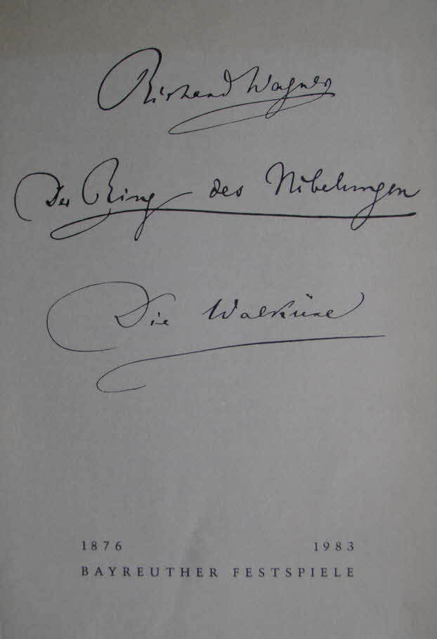 Bayreuther Festspiele 1983