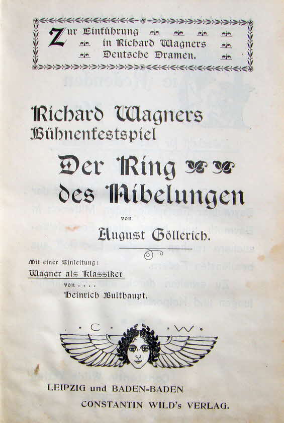 Der Ring des Nibelungen - 39 € mtl./K 250 €