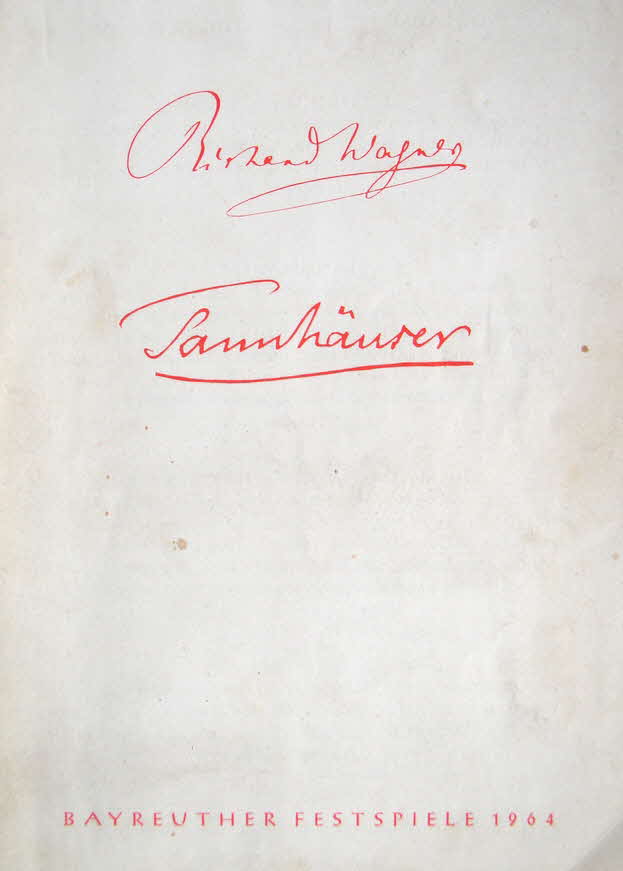 Bayreuther Festspiele 1964