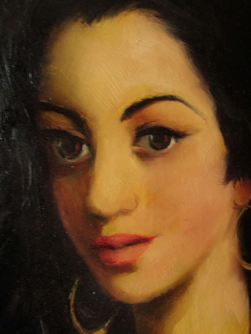 Albert Fessler (1908 - 1978) Portr�t einer Spanierin um 1957 - 60 x 50 cm - 89 € mtl./K 1250 €