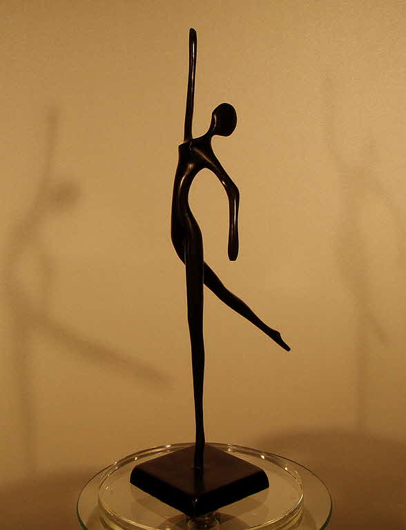 T�nzerin - Arabeske - Metallguss veredelt - 33 x 15 x 7 cm - 39 € mtl./K 350 €